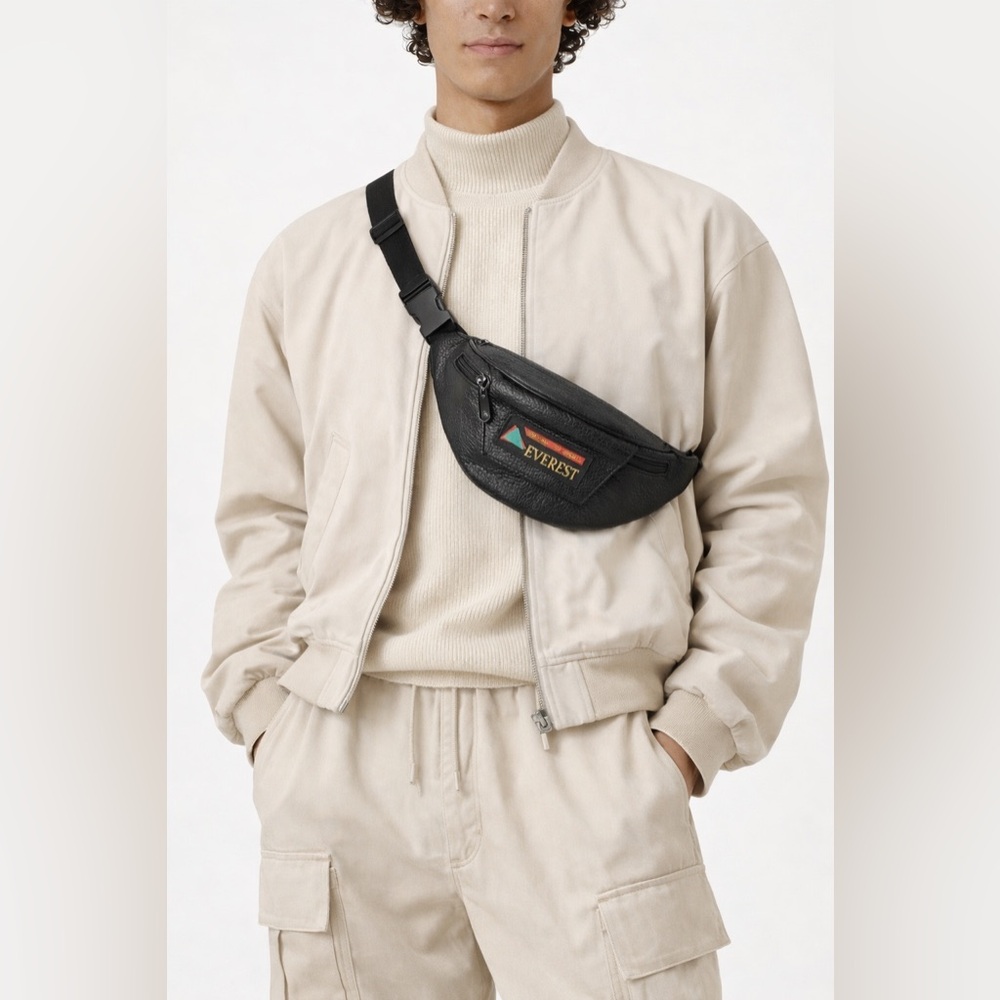 VINTAGE - Everest Leather Crossbody Belt Bag
